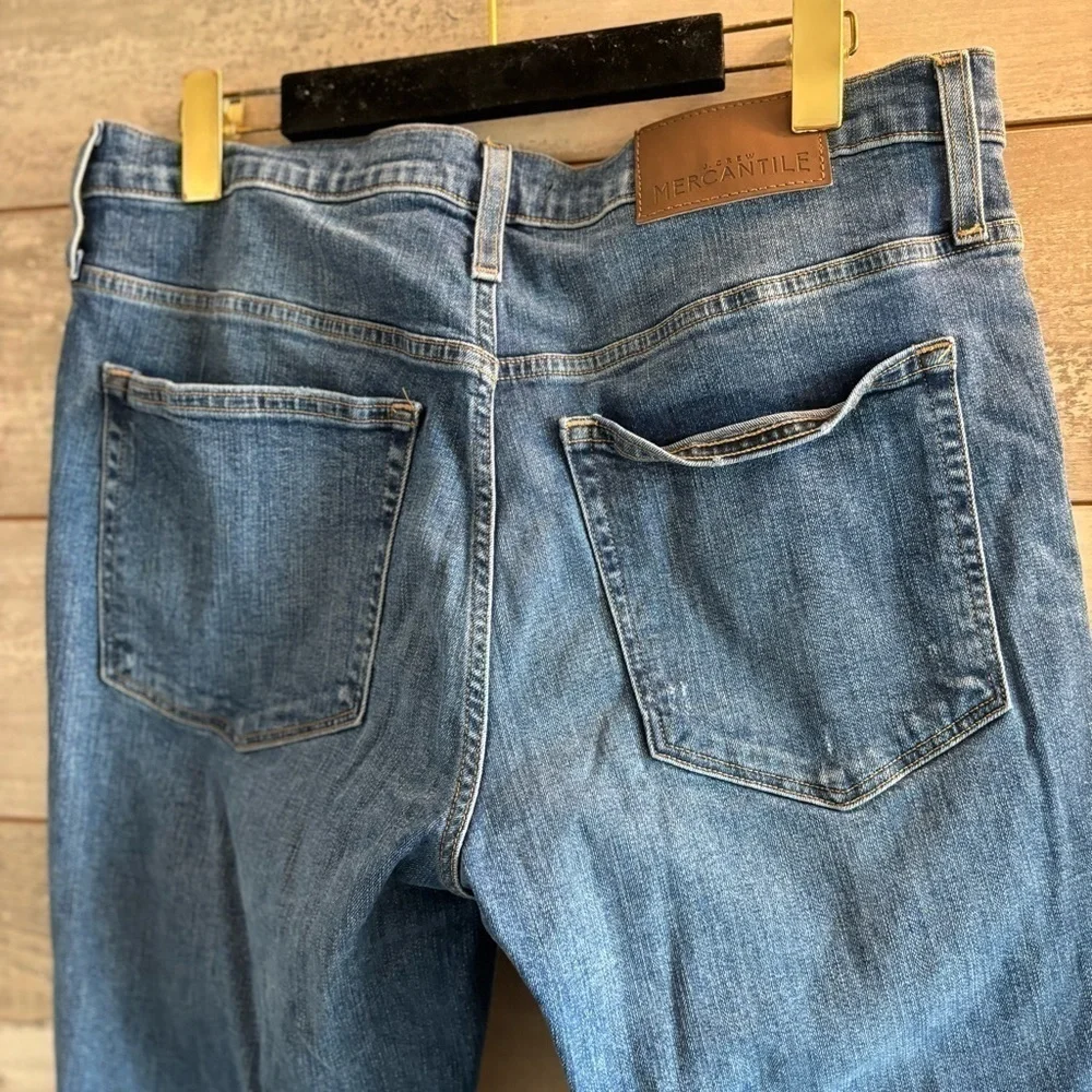 J.Crew Mercantile Slim boyfriend jean with distressed details